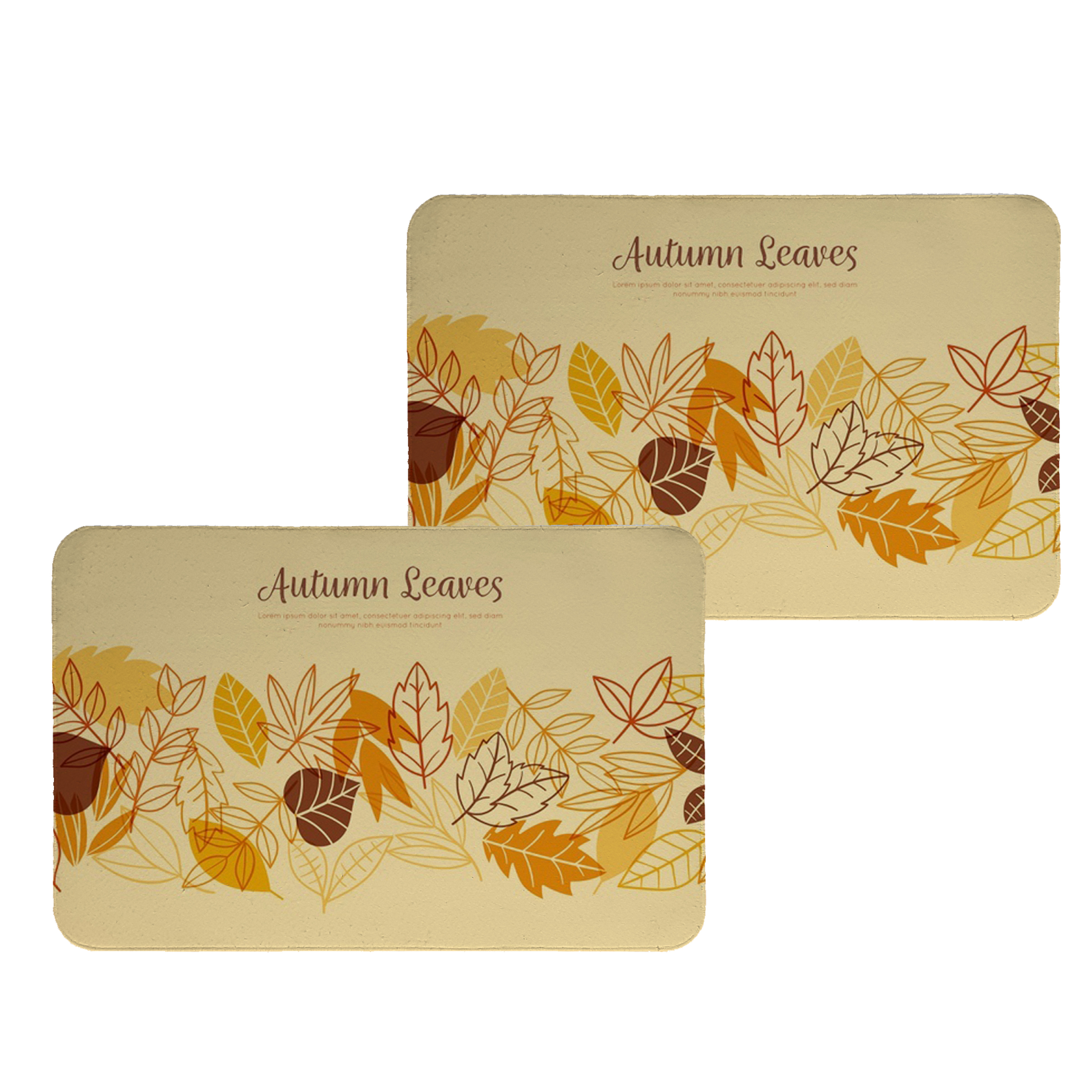 زیربشقابی طرح پاییز کد 8115 مجموعه 2عددی 