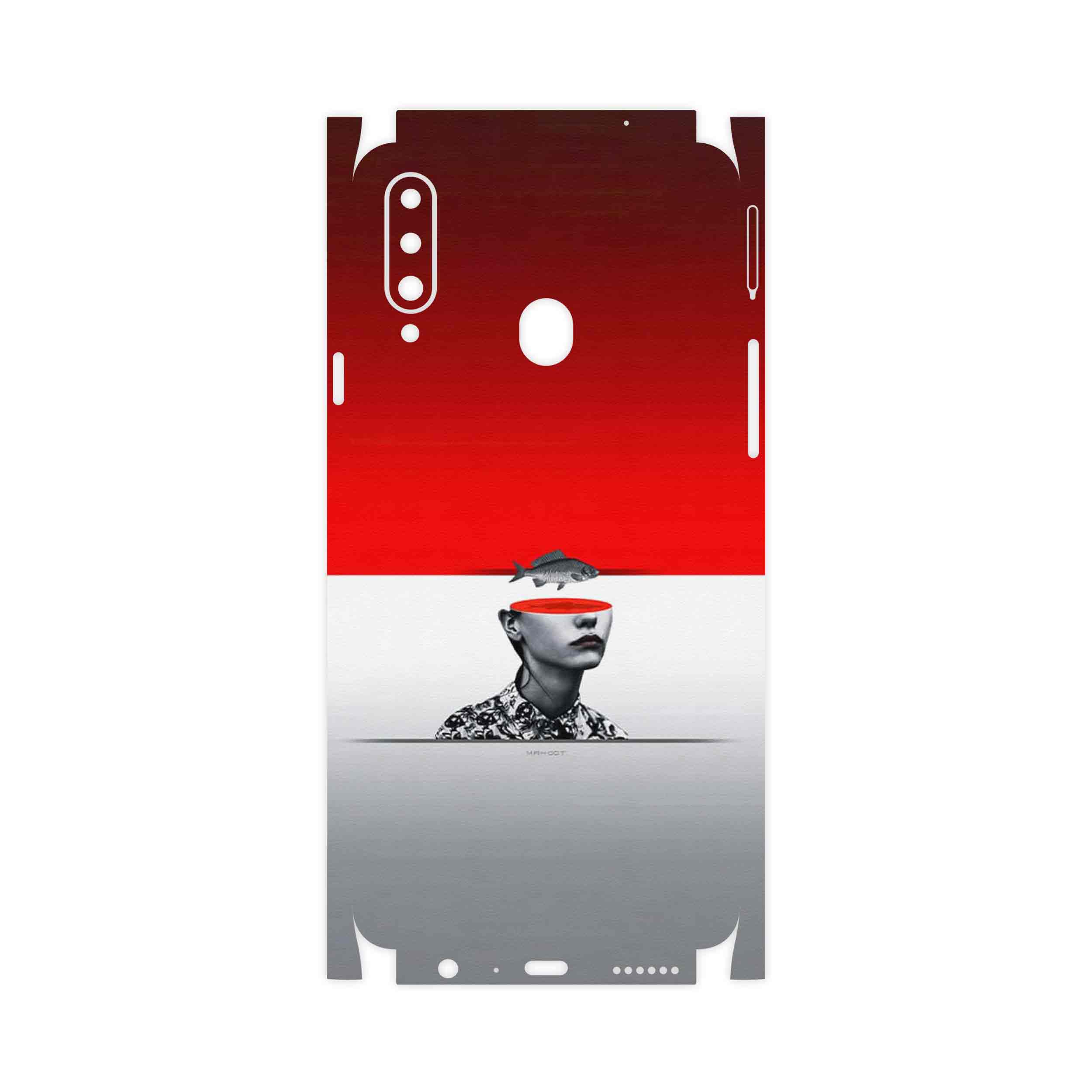 برچسب پوششی ماهوت مدل Collage of surreal Portrait of Women 1-FullSkin مناسب برای گوشی موبایل سامسونگ Galaxy A20s