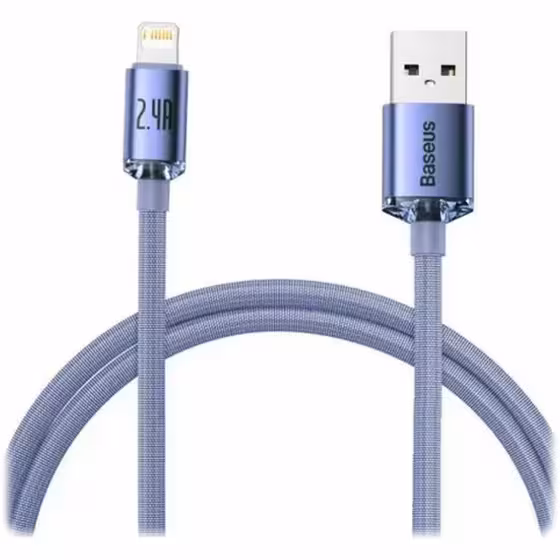 کابل شارژ Lightning باسئوس مدل CAJY000005 طول 1.2 متر   گارانتی 6 ماهه شرکتی