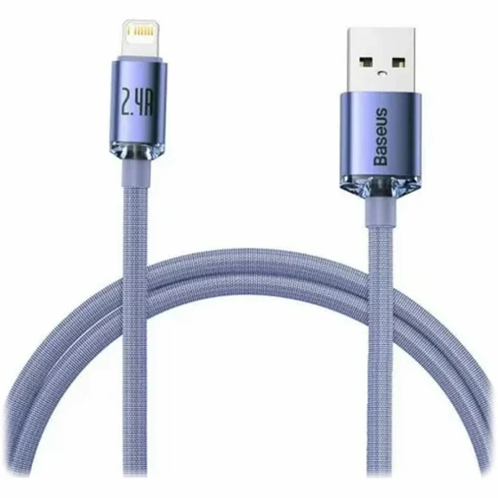 کابل شارژ Lightning باسئوس مدل CAJY000005 طول 1.2 متر گارانتی 6 ماهه شرکتی