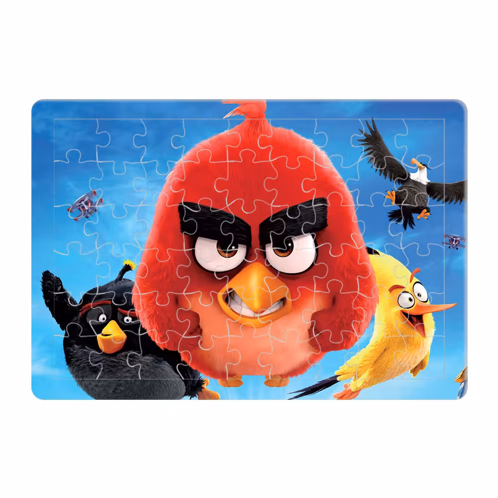 پازل 54 تکه طرح Angry Birds مدل P158