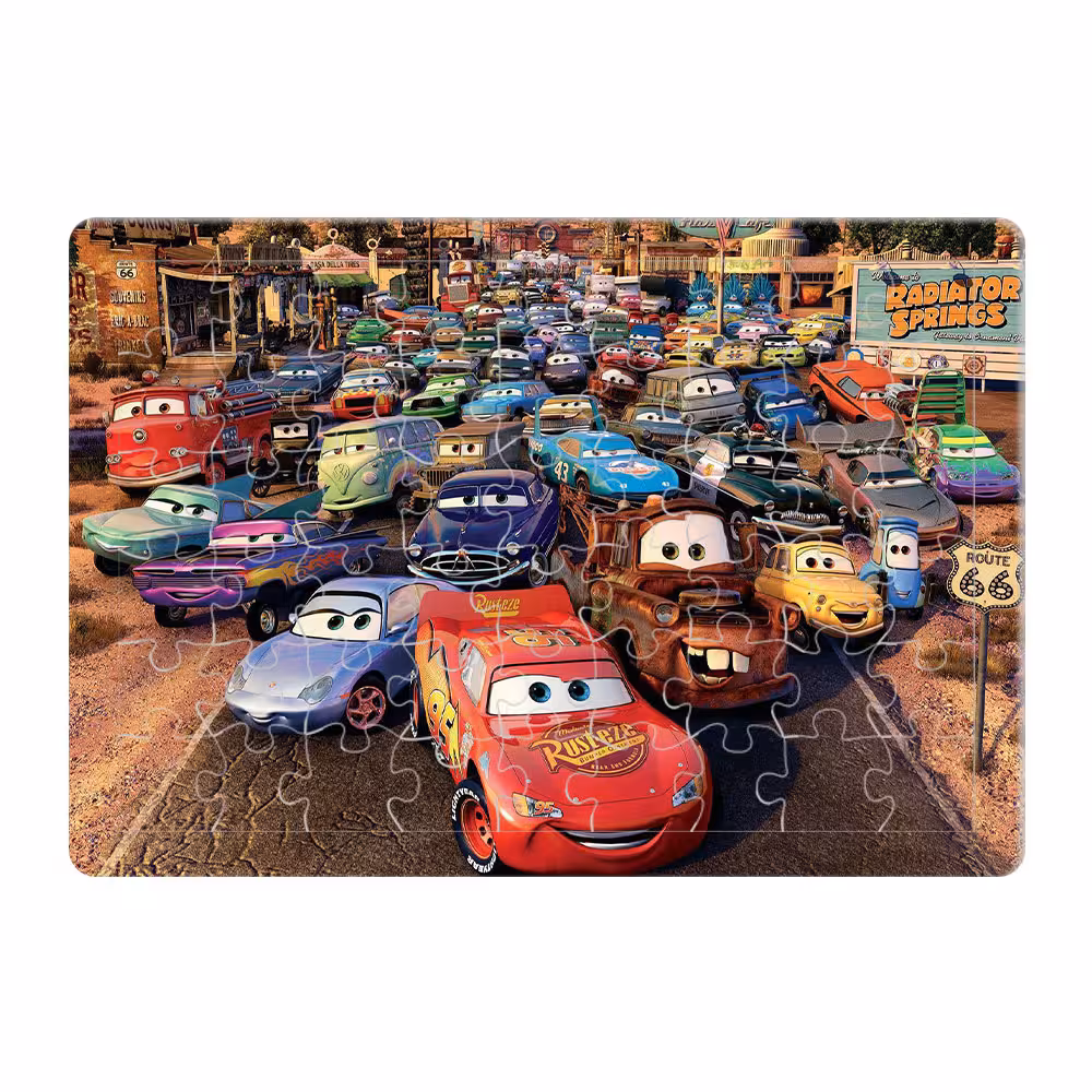 پازل 54 تکه طرح Cars مدل P0032