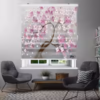 پرده زبرا زیو مدل 3D1349 سایز 150x280 سانتی متر