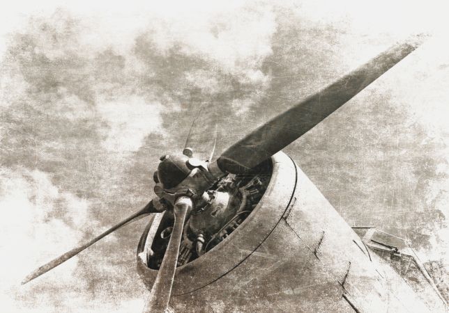 خرید و دانلود عکس Retro aviation_ old airplane کد 41900 | پیک فاکس | Pic Fox
