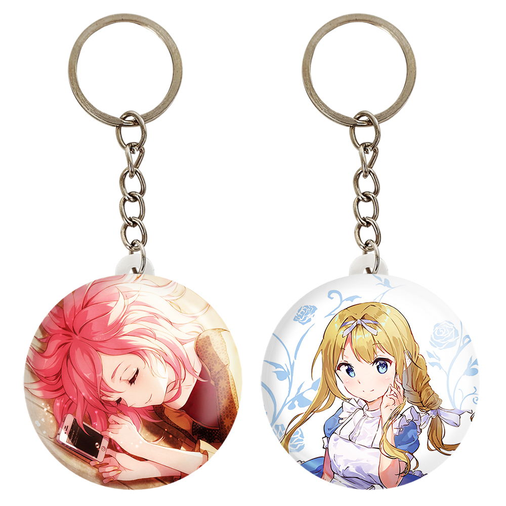 جاکلیدی خندالو مدل آلیس انیمه دختر کد 1211812115 مجموعه 2 عددی