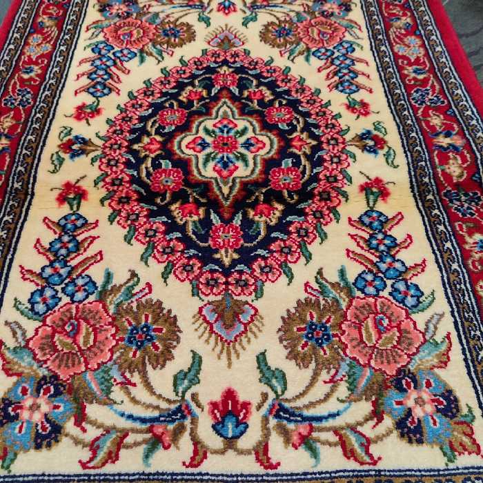 فرش دستباف زرع چارک طرح لچک ترنج مدل AA237 یک جفت