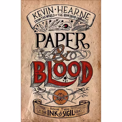 کتاب Paper AND Blood اثر Kevin Hearne انتشارات Del Rey