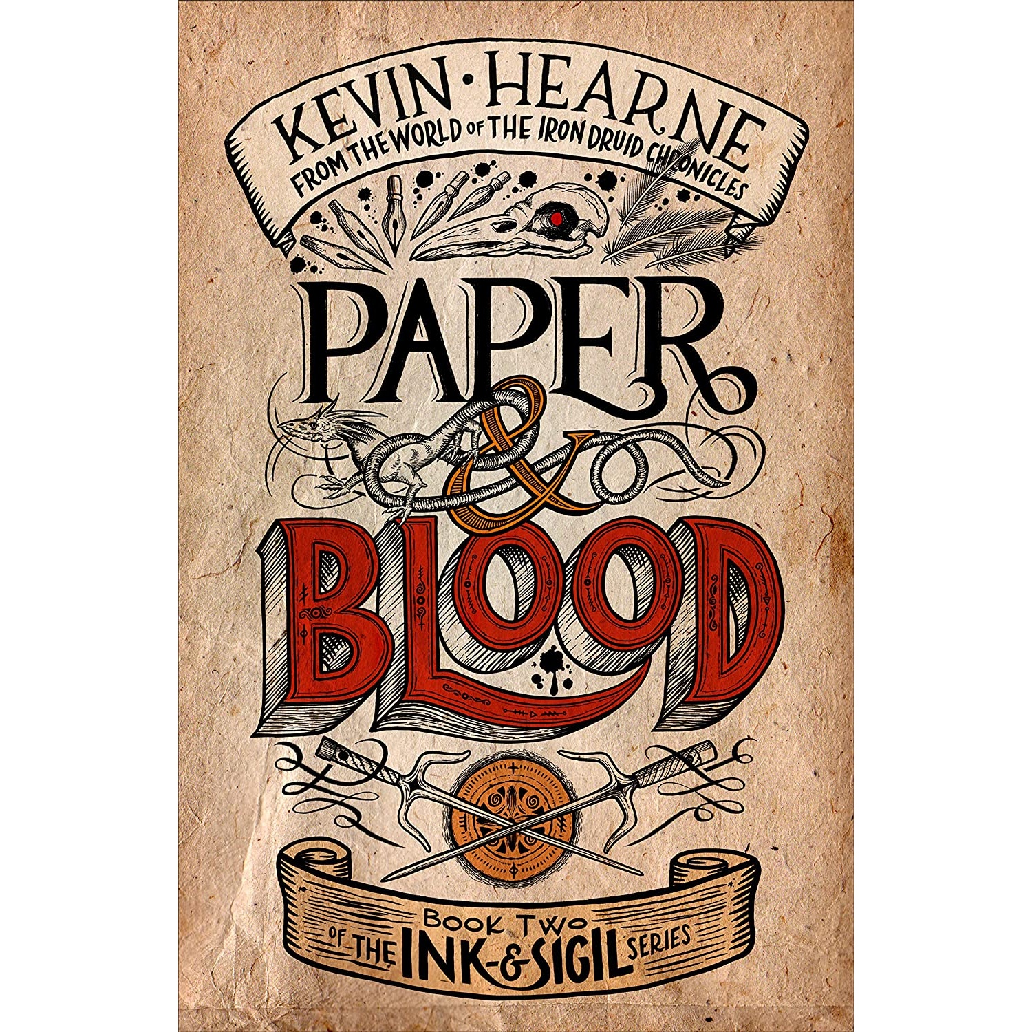 کتاب Paper AND Blood اثر Kevin Hearne انتشارات Del Rey