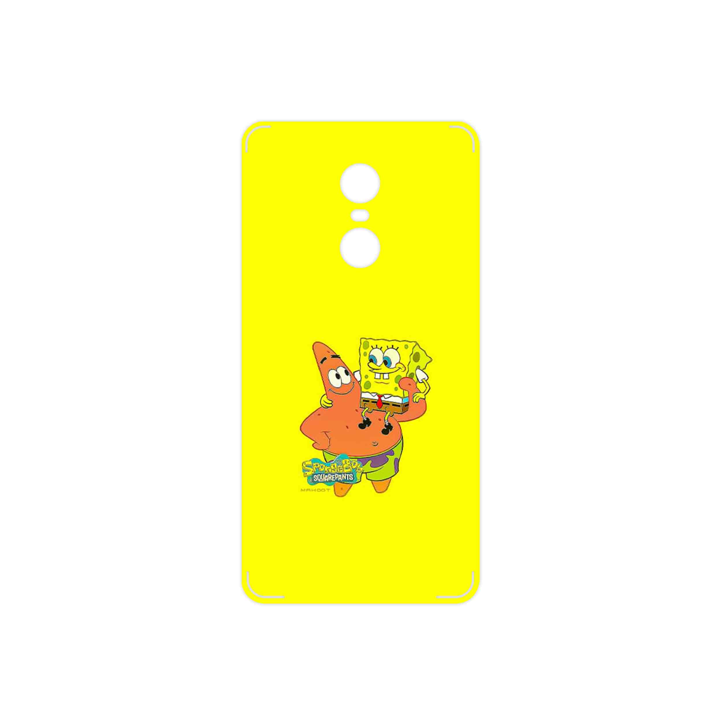 برچسب پوششی ماهوت مدل SpongeBob SquarePants مناسب برای گوشی موبایل شیائومی Redmi Note 4X