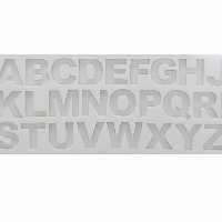 قالب سیلیکونی حروف کامل انگلیسی  4 سانتی با ضخامت 8 میل