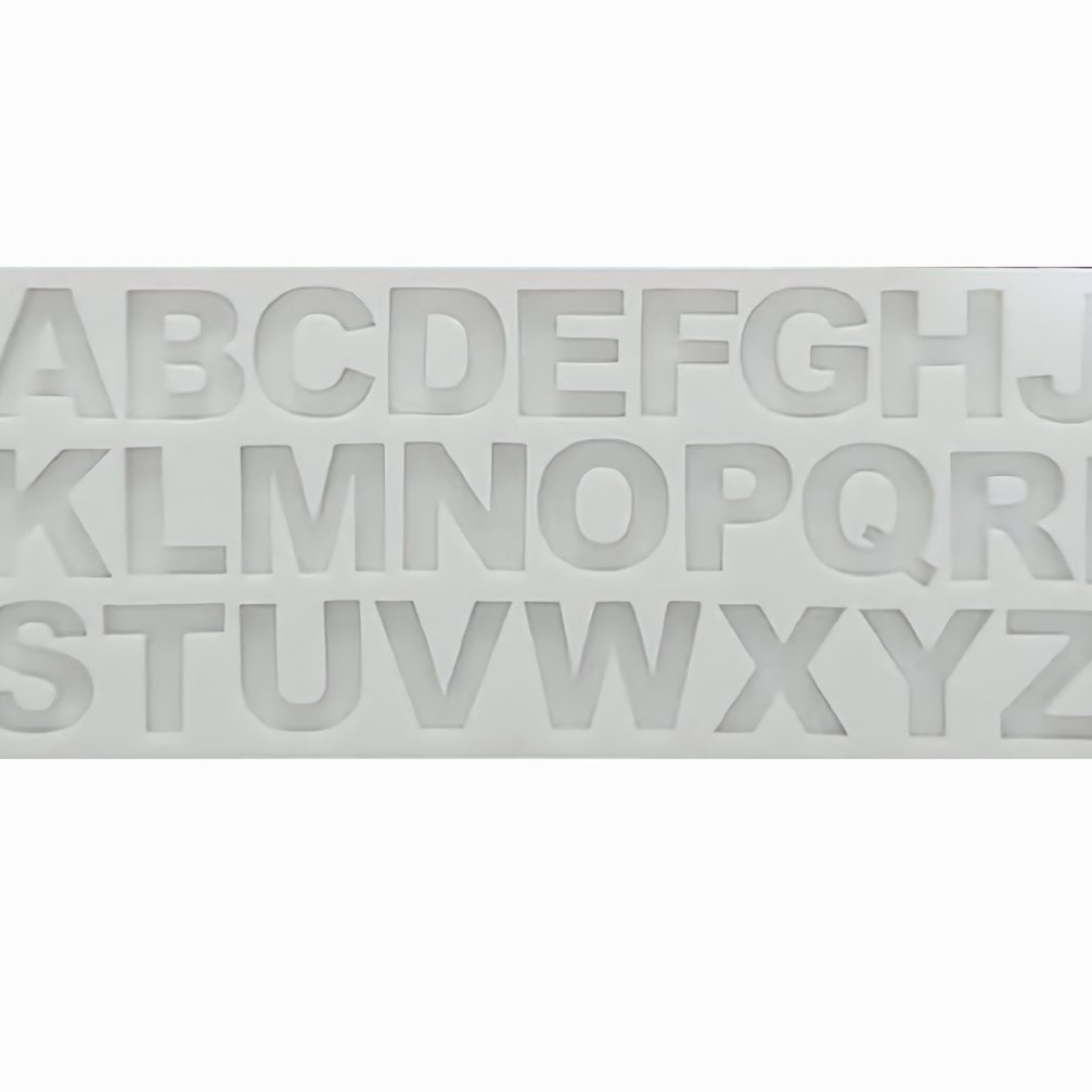 قالب سیلیکونی حروف کامل انگلیسی  4 سانتی با ضخامت 8 میل