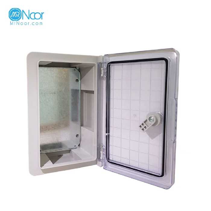 تابلو برق درب شفاف130×300×200 ورلد پلاست - مستر نور