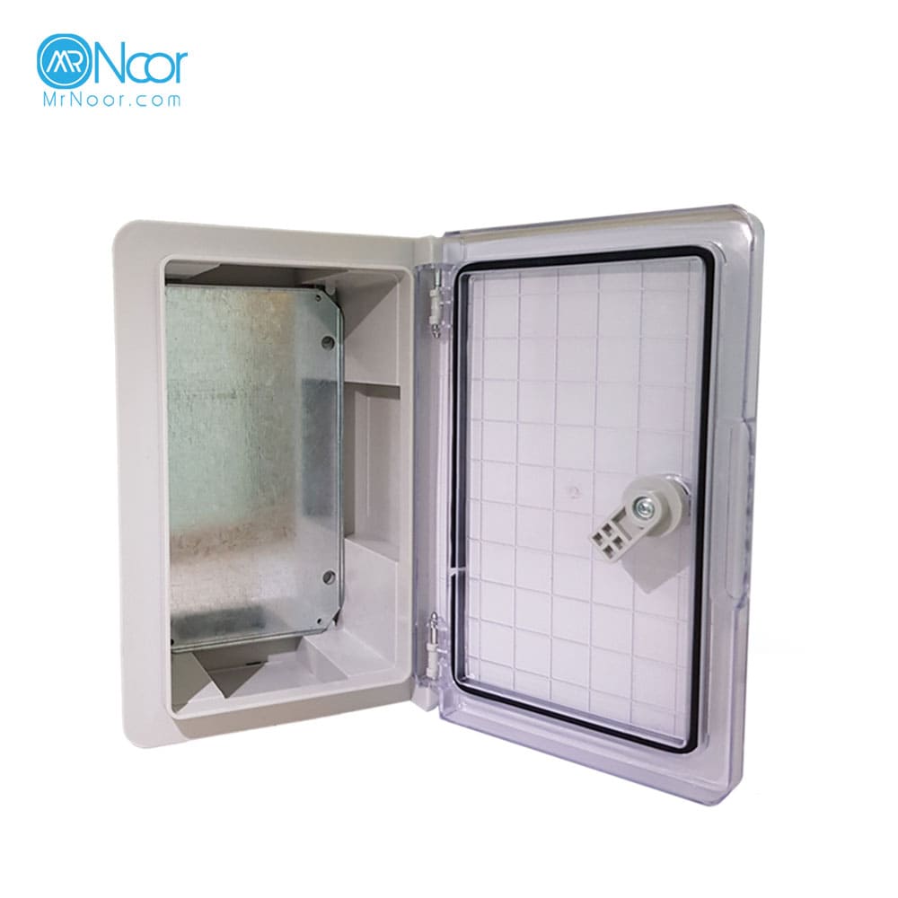 تابلو برق درب شفاف130×300×200 ورلد پلاست - مستر نور