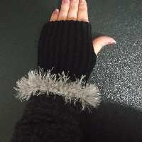 دستکش بافت زیبا کد 3510  اکرم شاپ