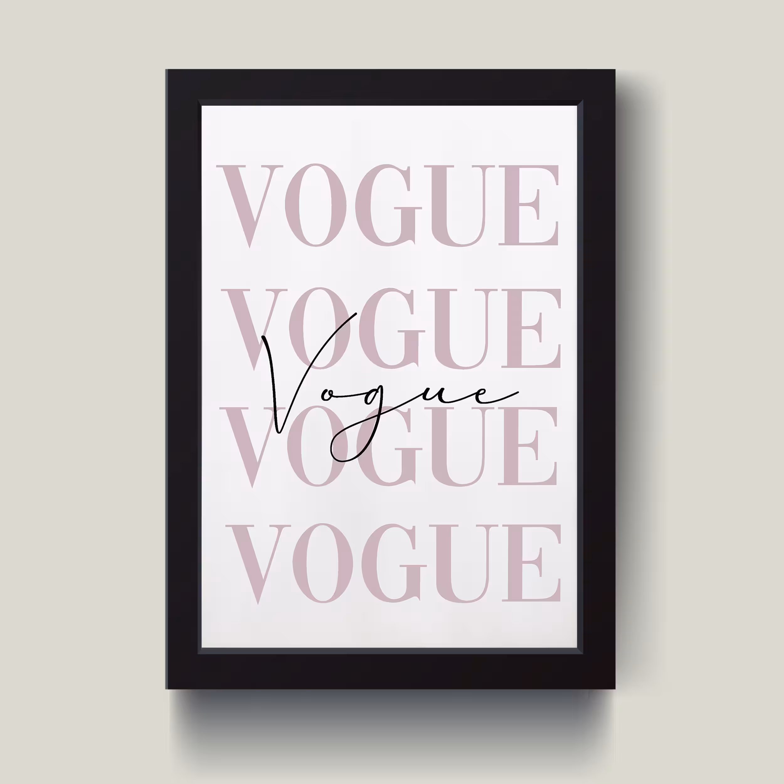 تابلو مدل مینیمال Vogue کد S0620-b