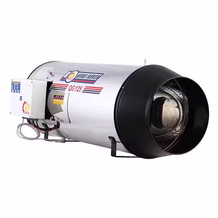 جت هیتر 125 کیلووات گازی نیرو تهویه البرز مدل QG-125