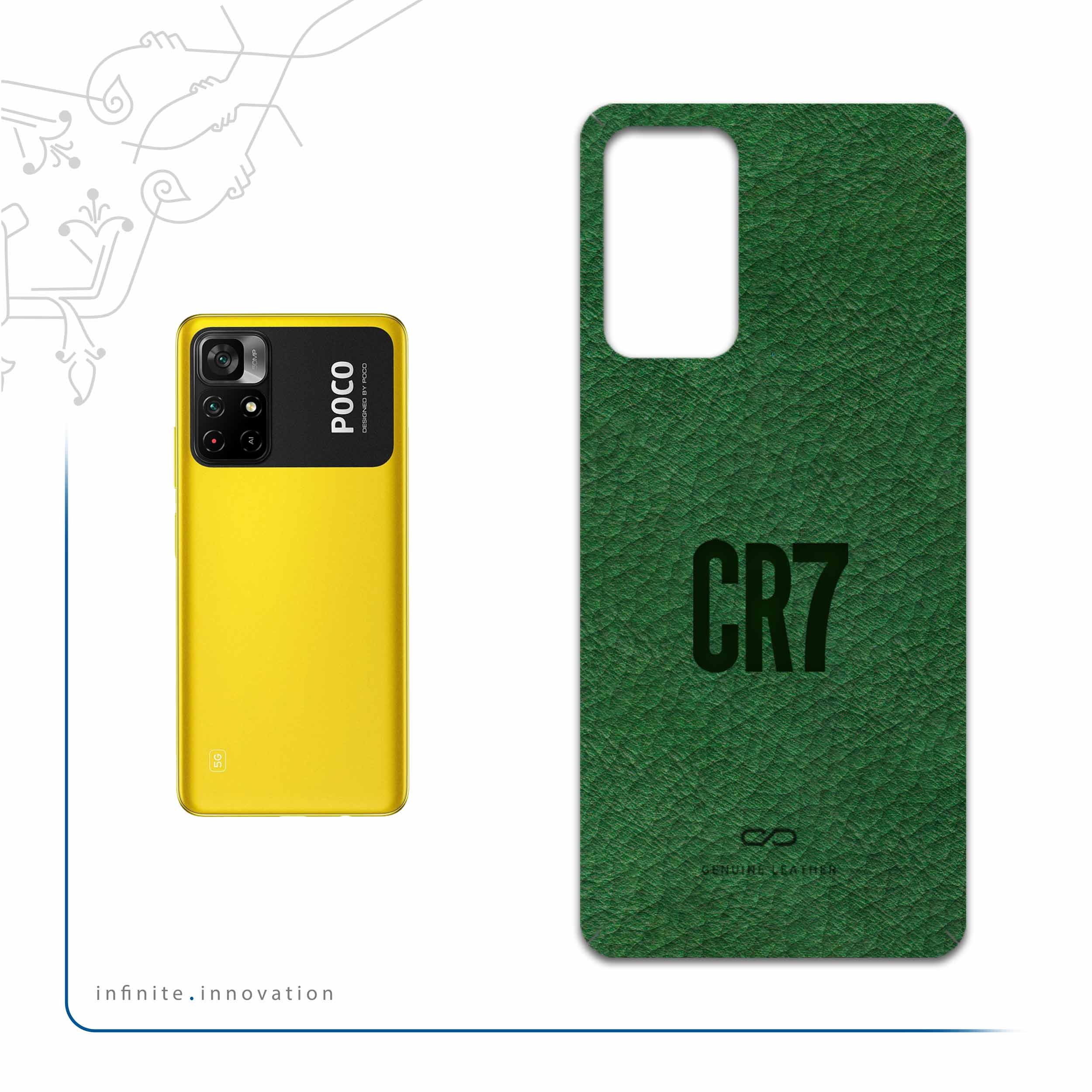 برچسب پوششی ماهوت مدل GL-CR7 مناسب برای گوشی موبایل شیائومی Poco M4 Pro 5G