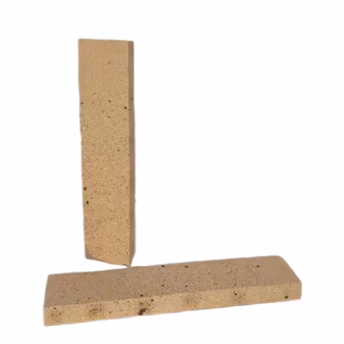 آجر نمای نسوز شاموتی روشن ابعاد 2.5×31×7