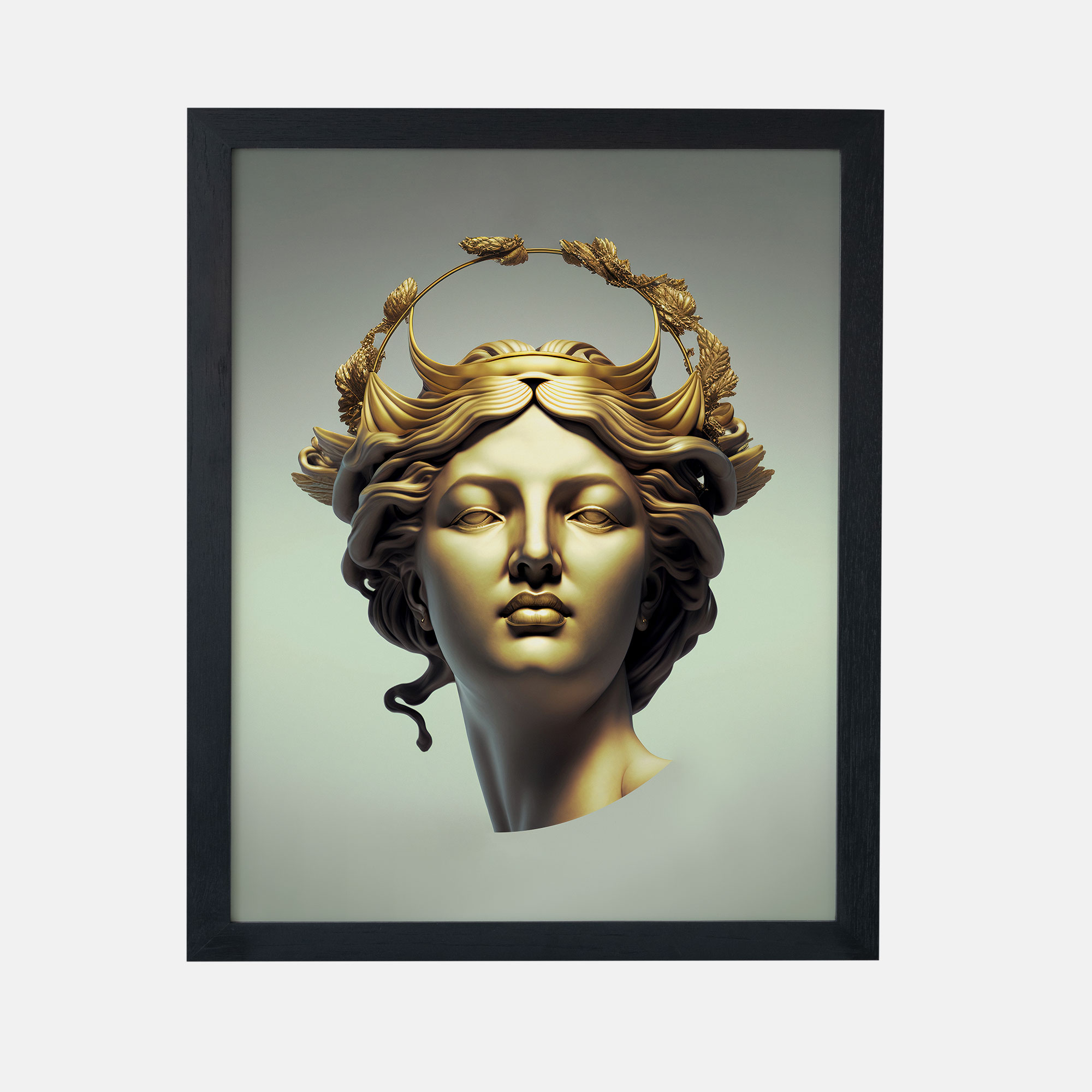 تابلو مدل دکوراتیو سبک مدرن طرح مجسمه کد 1009