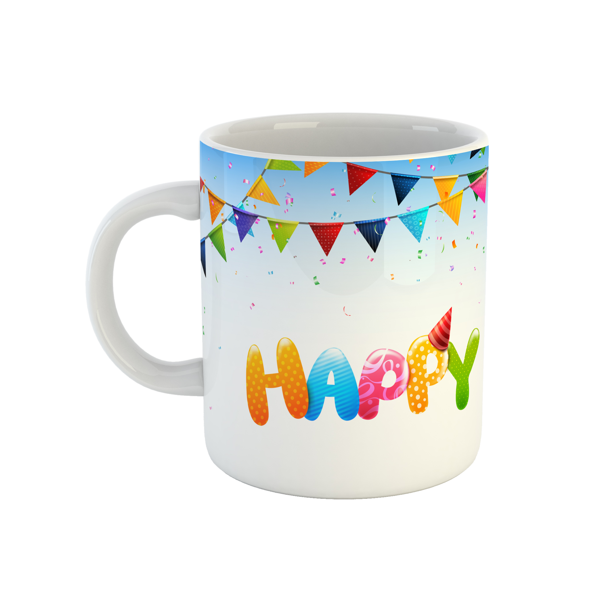 ماگ طرح تولد مدل happy birthday