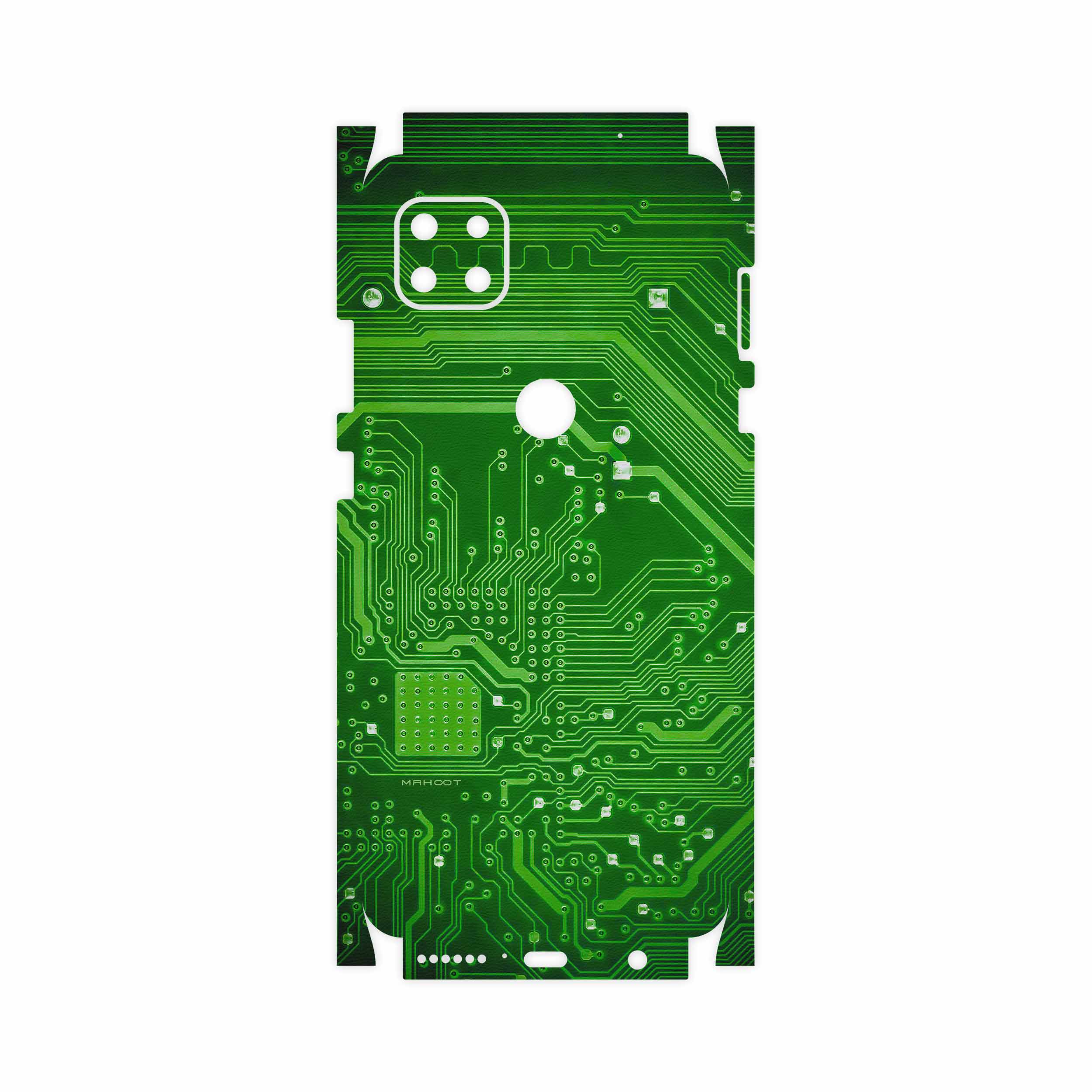 برچسب پوششی ماهوت مدل Green Printed Circuit Board-FullSkin مناسب برای گوشی موبایل موتورولا MOTO G 5G