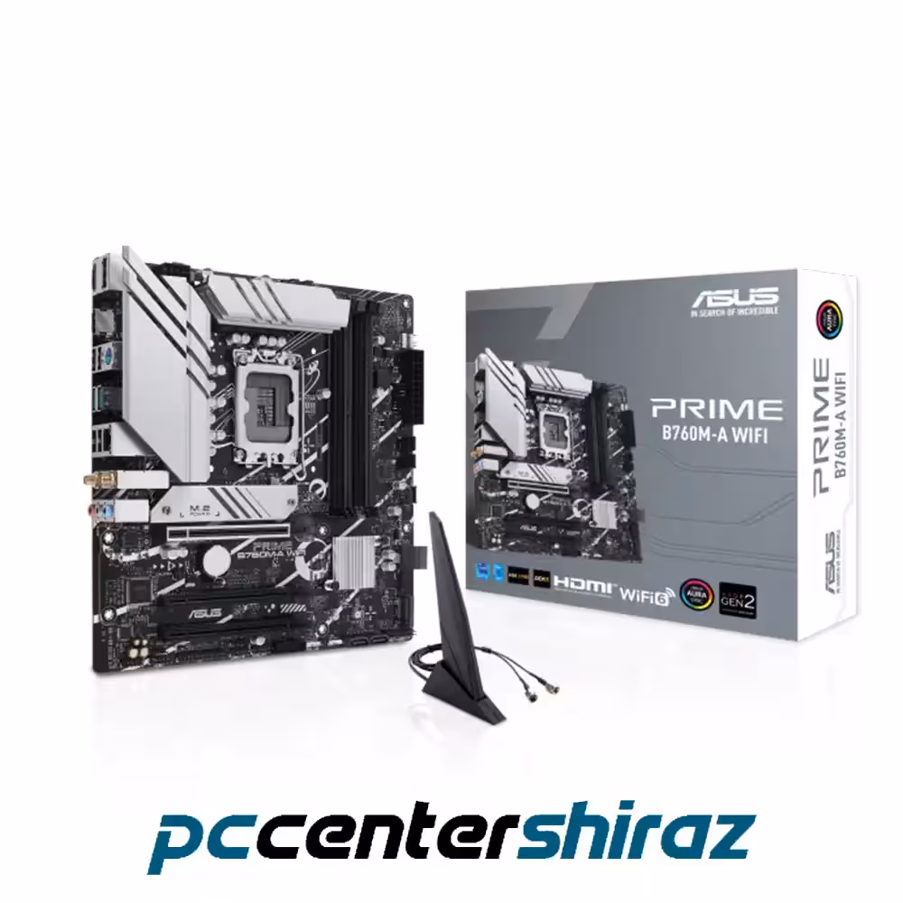 مادربرد ایسوس مدل ASUS PRIME B760M-A-WIFI-CSM D5