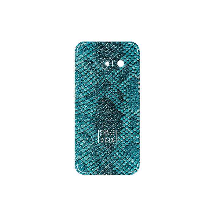 برچسب پوششی ماهوت مدل Blue Snake Skin مناسب برای گوشی موبایل سامسونگ Galaxy A3 2017