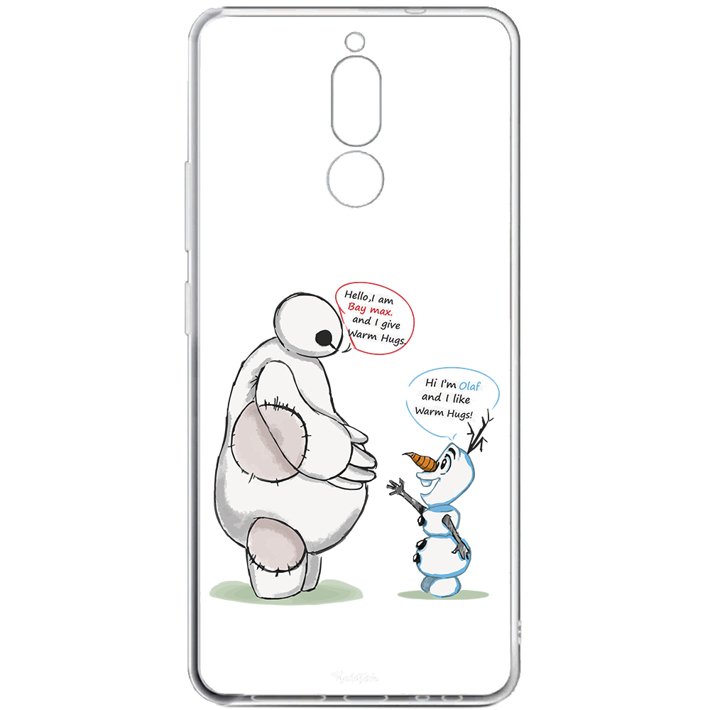 کاور مدل Olaf &amp; Baymax مناسب برای گوشی موبایل هوآوی Mate 10 Lite