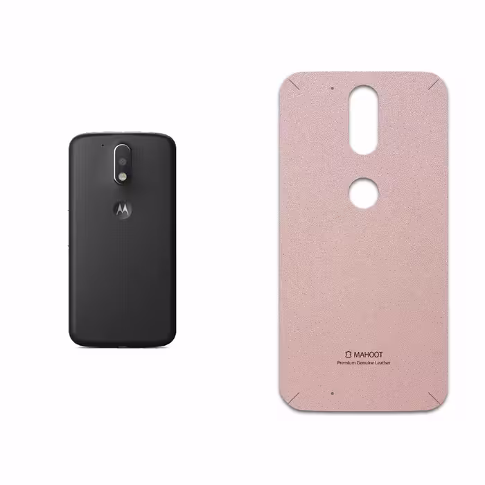 برچسب پوششی ماهوت مدل Rose Gold Leather مناسب برای گوشی موبایل موتورولا Moto G4