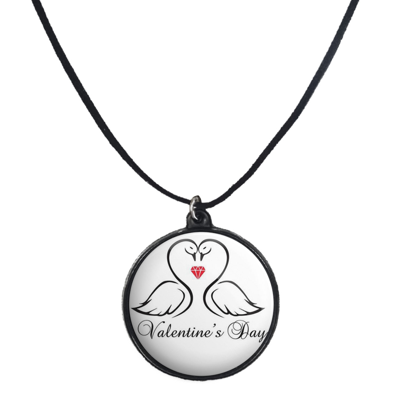 گردنبند پرمانه طرح عاشقانه کد pmb.1255 مدل دو طرفه