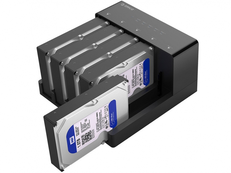 باکس هارد اینترنال به اکسترنال اوریکو Orico 6558US3-C 2.5/3.5inch Hard Drive Enclosure with Duplicator