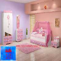 سرویس خواب کودک کد 10 شامل تخت/ کمد/میز ارایش وپاتختی