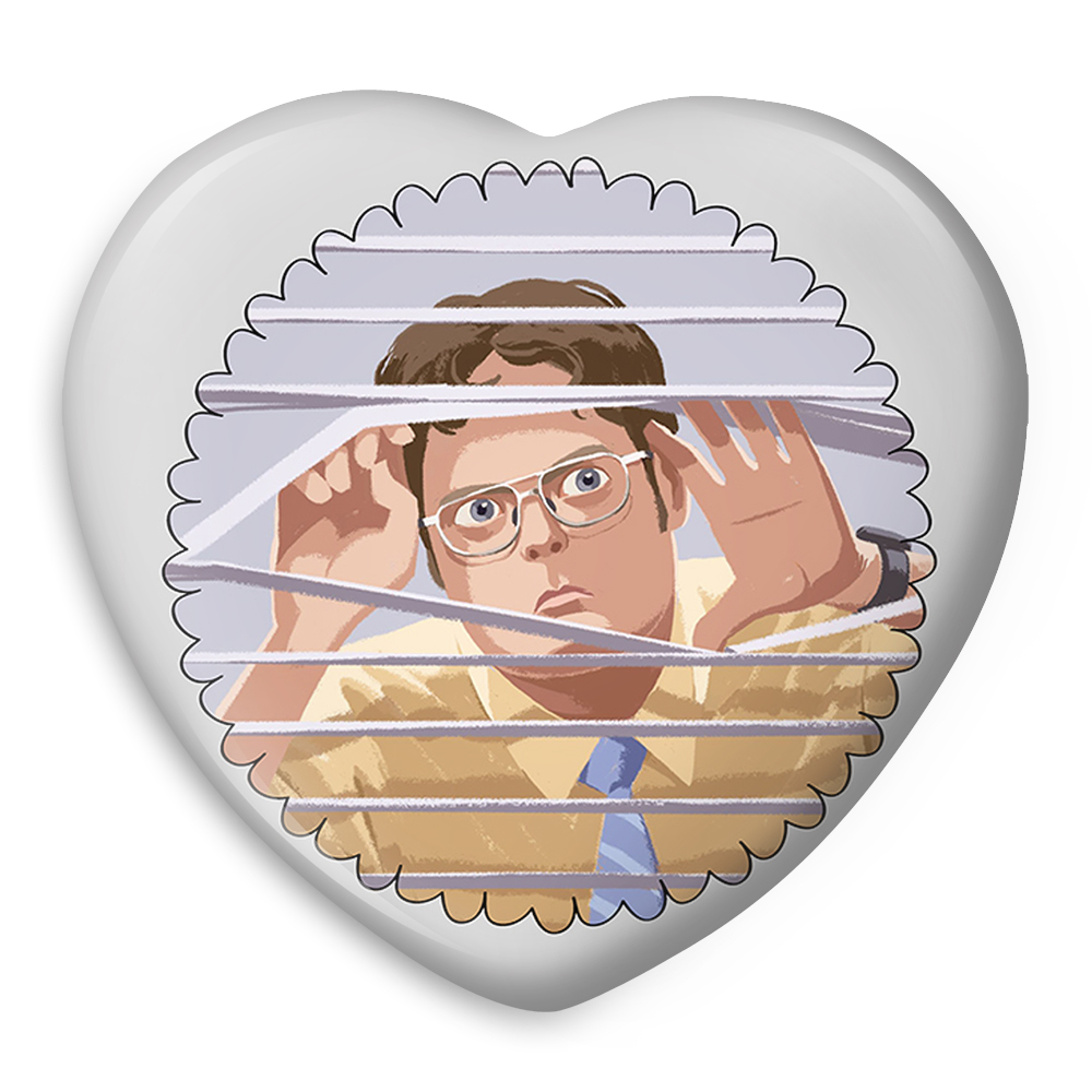 پیکسل خندالو طرح داویت شروت سریال آفیس The Office مدل قلبی کد 10222