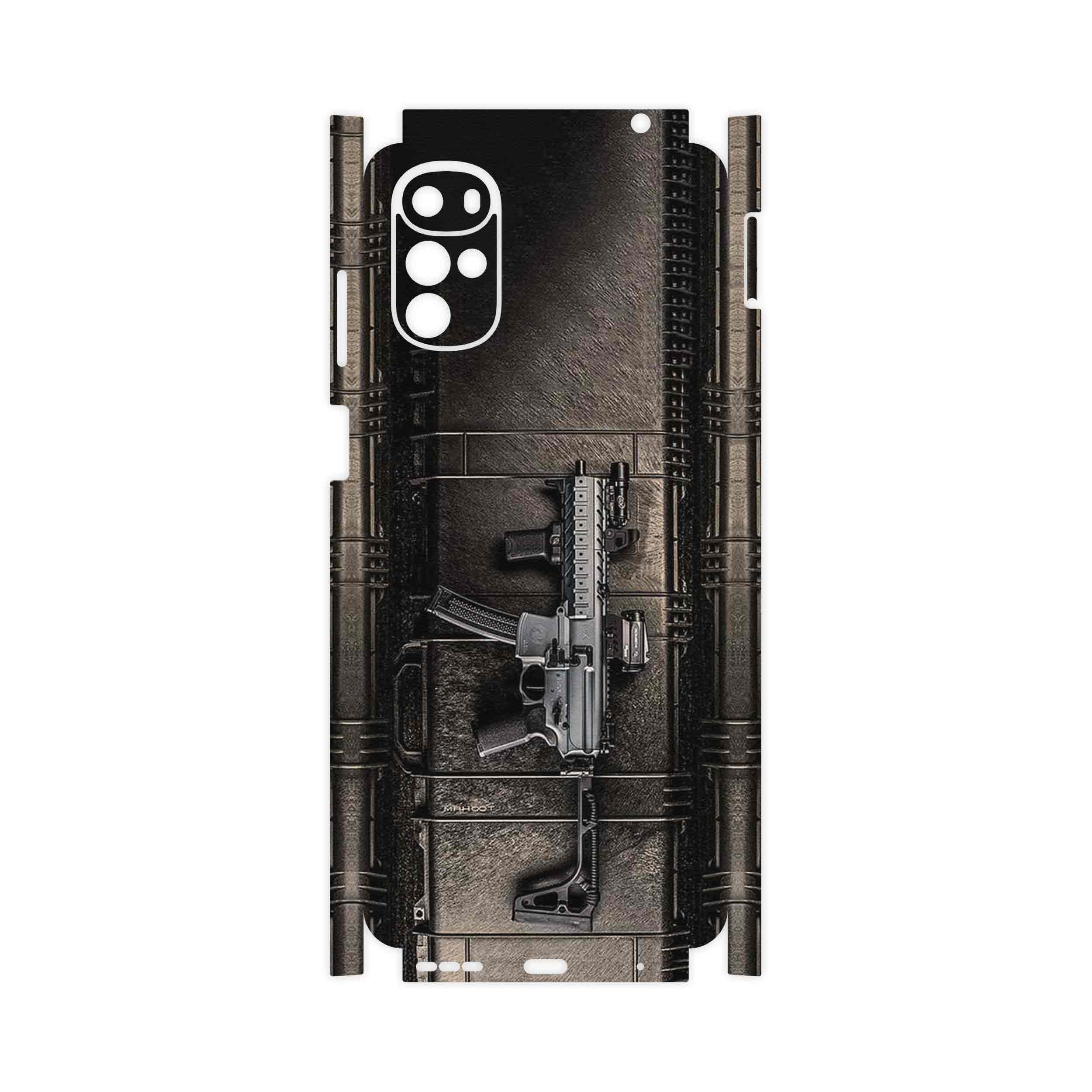 برچسب پوششی ماهوت مدل GUN-FullSkin مناسب برای گوشی موبایل موتورولا Moto G22
