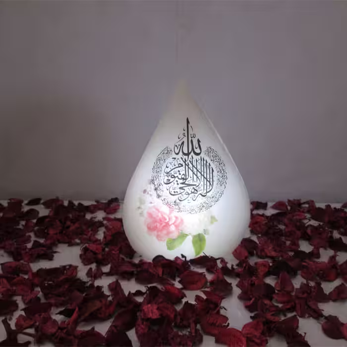 آباژور سنگ نمک مدل اشک 