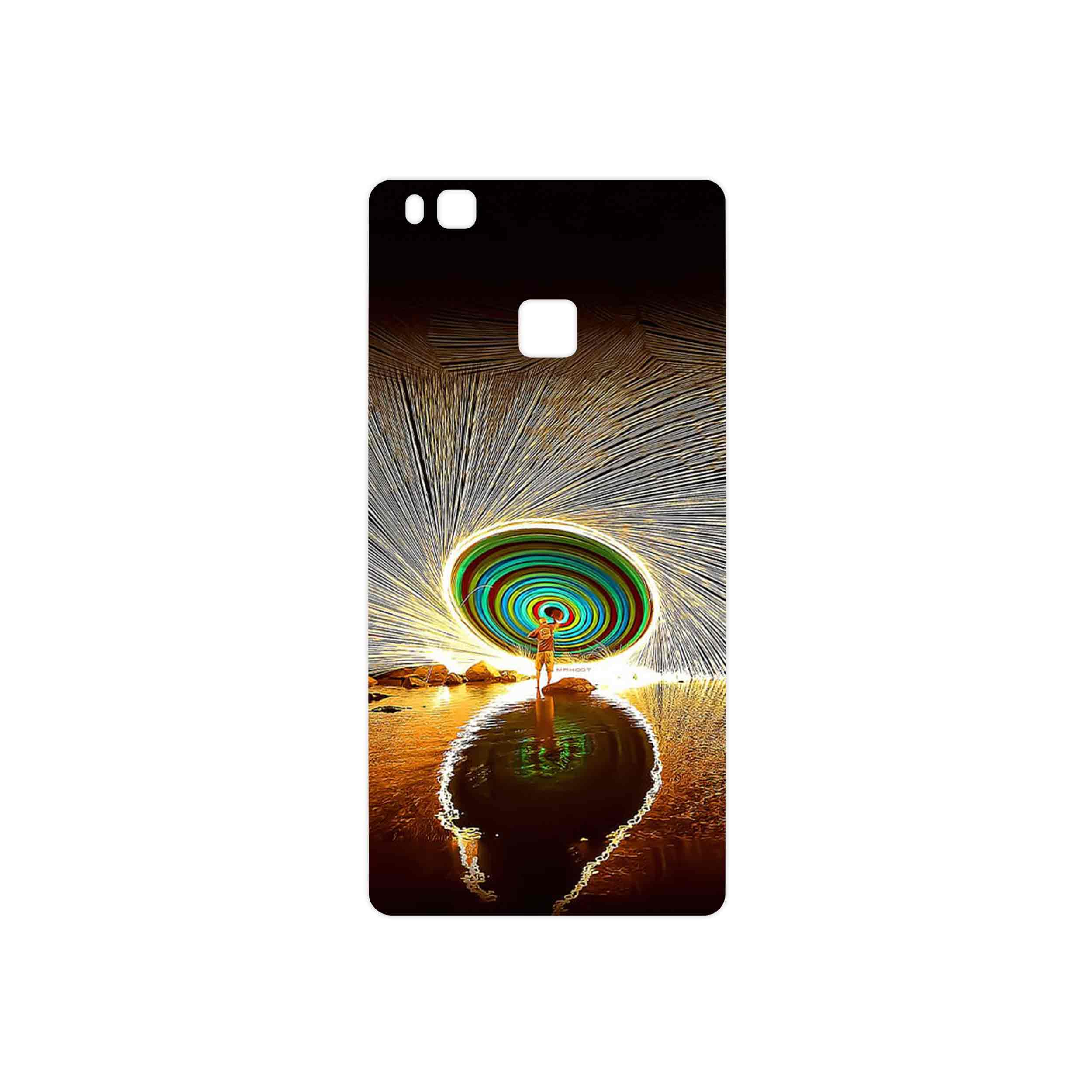 برچسب پوششی ماهوت مدل Night Light Fountain مناسب برای گوشی موبایل هوآوی P9 Lite