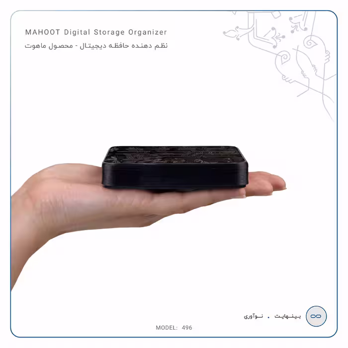 نظم دهنده فضای ذخیره سازی ماهوت مدل Black-Wildflower-496