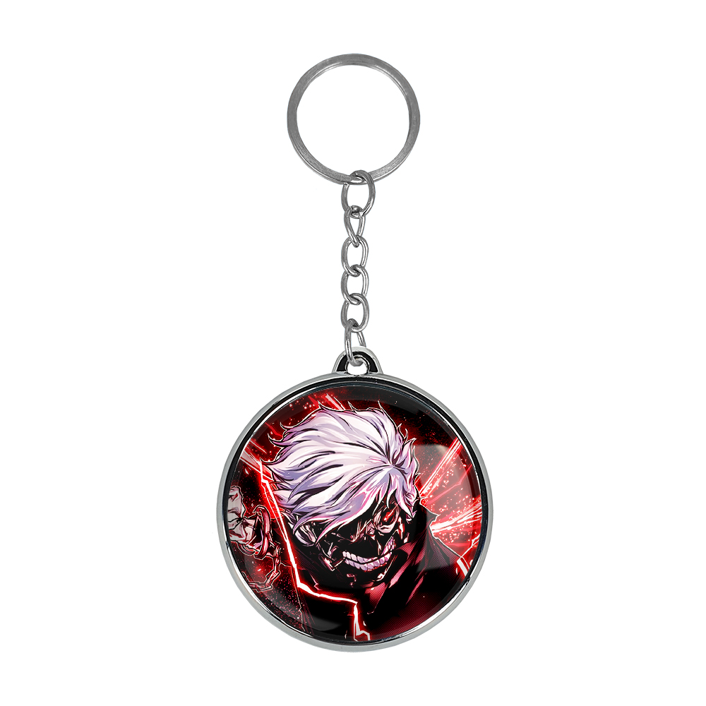 جاکلیدی خندالو طرح کانکی کن انیمه توکیو غول Tokyo Ghoul مدل دوطرفه کد 1187311879