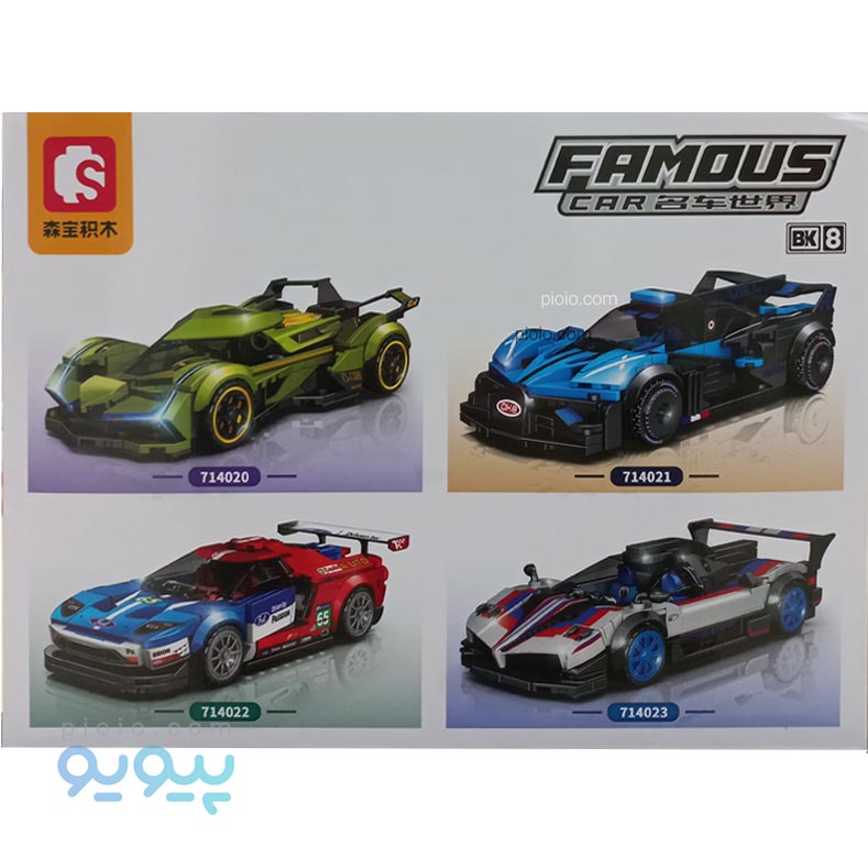 لگو 4 عددی ماشین مسابقه اسپرت SEMBO آیتم 714020