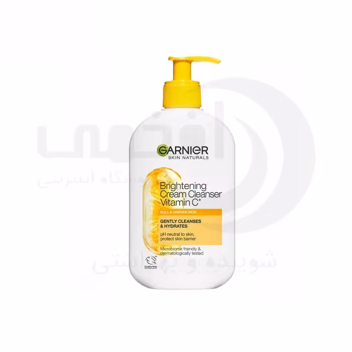 ژل شستشو GARNIER / گارنیر حاوی ویتامین سی C برای انواع پوست حجم 250 میل - فروشگاه اینترنتی افخمی