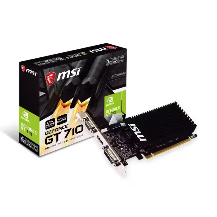 کارت گرافیک ام اس ای مدل GeForce GT 710 2GD3H LP