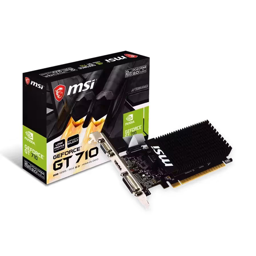 کارت گرافیک ام اس ای مدل GeForce GT 710 2GD3H LP
