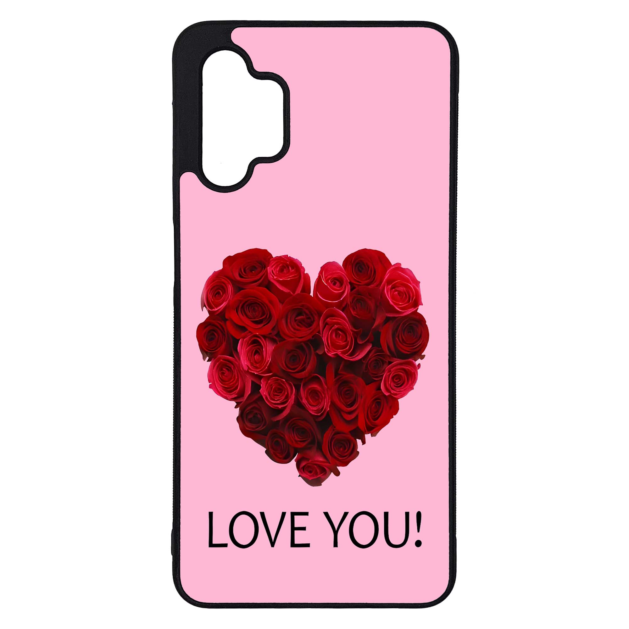 کاور طرح LOVE YOU کد G-031 مناسب برای گوشی موبایل سامسونگ Galaxy A32 5G | دیجی قاب دونی