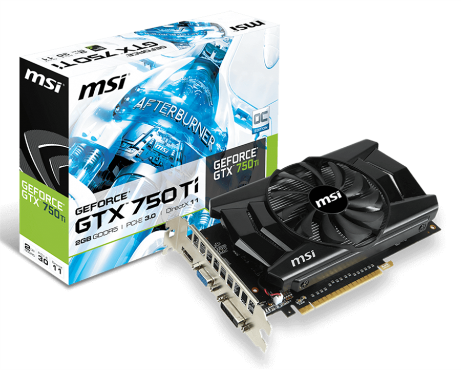 کارت گرافیک ام اس آی مدل جی تی ایکس ان 750 تی آی با حافظه 2 گیگ