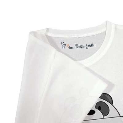 تی شرت بچگانه پرمانه طرح خرس های کله فندقی کد pmt.5601