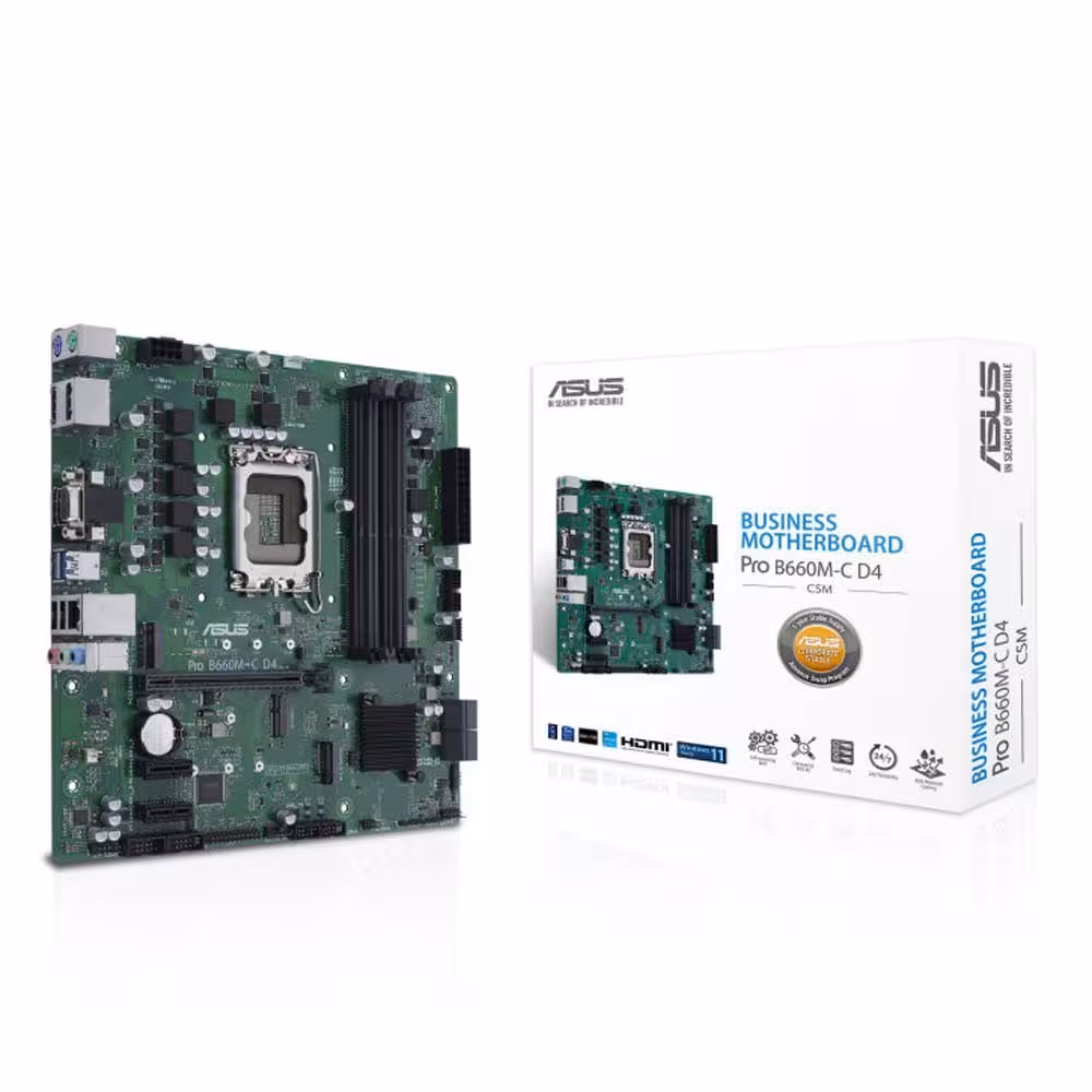 خرید مادربرد ایسوس MotherBoard ASUS PRO B660M-C D4-CSM با بهترین قیمت