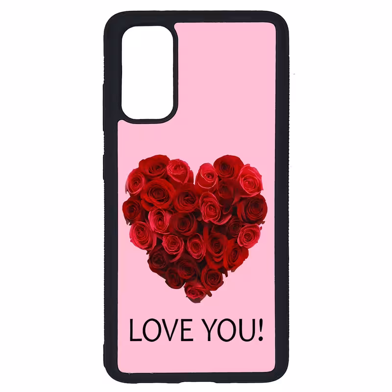 کاور طرح LOVE YOU کد G-031 مناسب برای گوشی موبایل سامسونگ Galaxy S20 | دیجی قاب دونی