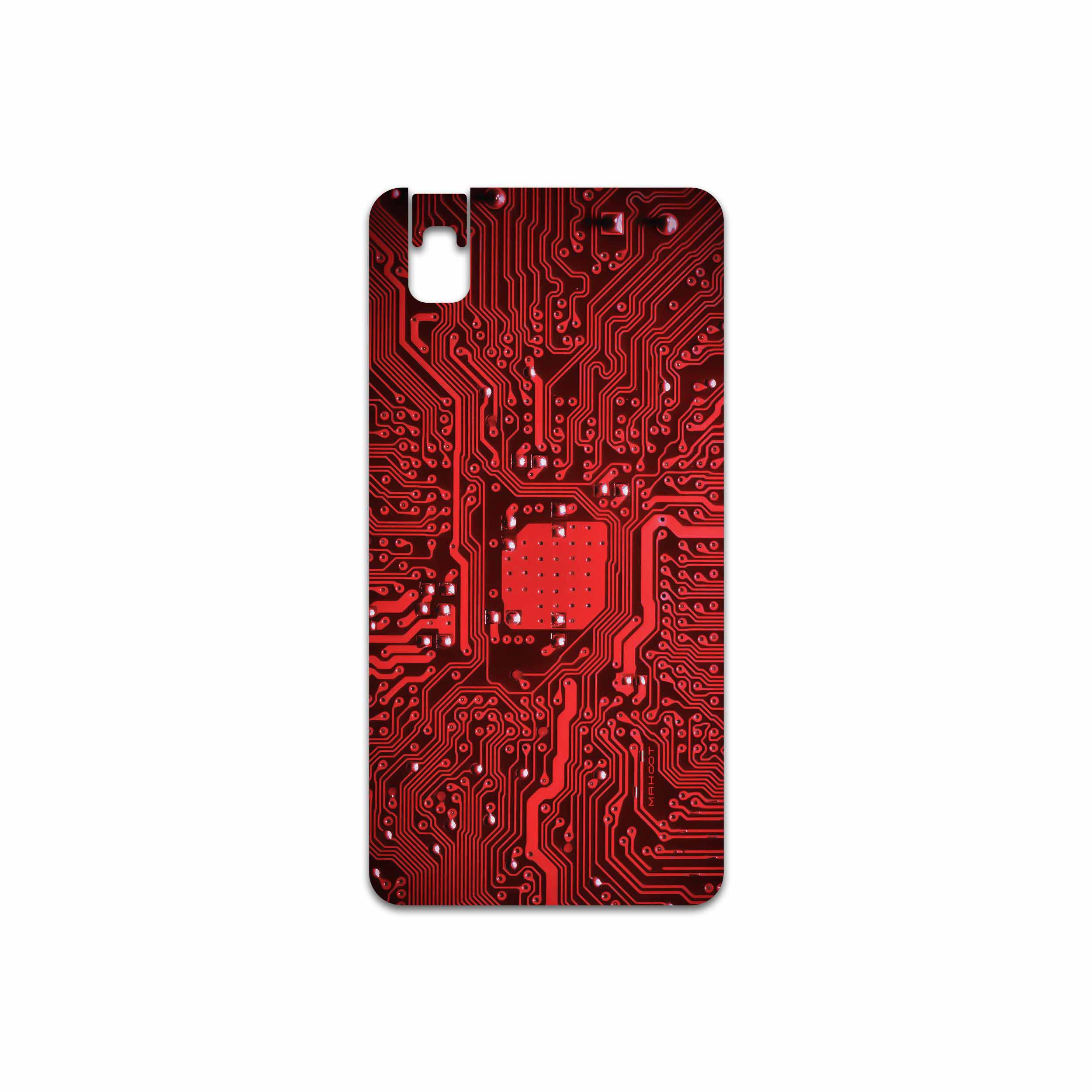 برچسب پوششی ماهوت مدل Red Printed Circuit Board مناسب برای گوشی موبایل هوآوی Shot X