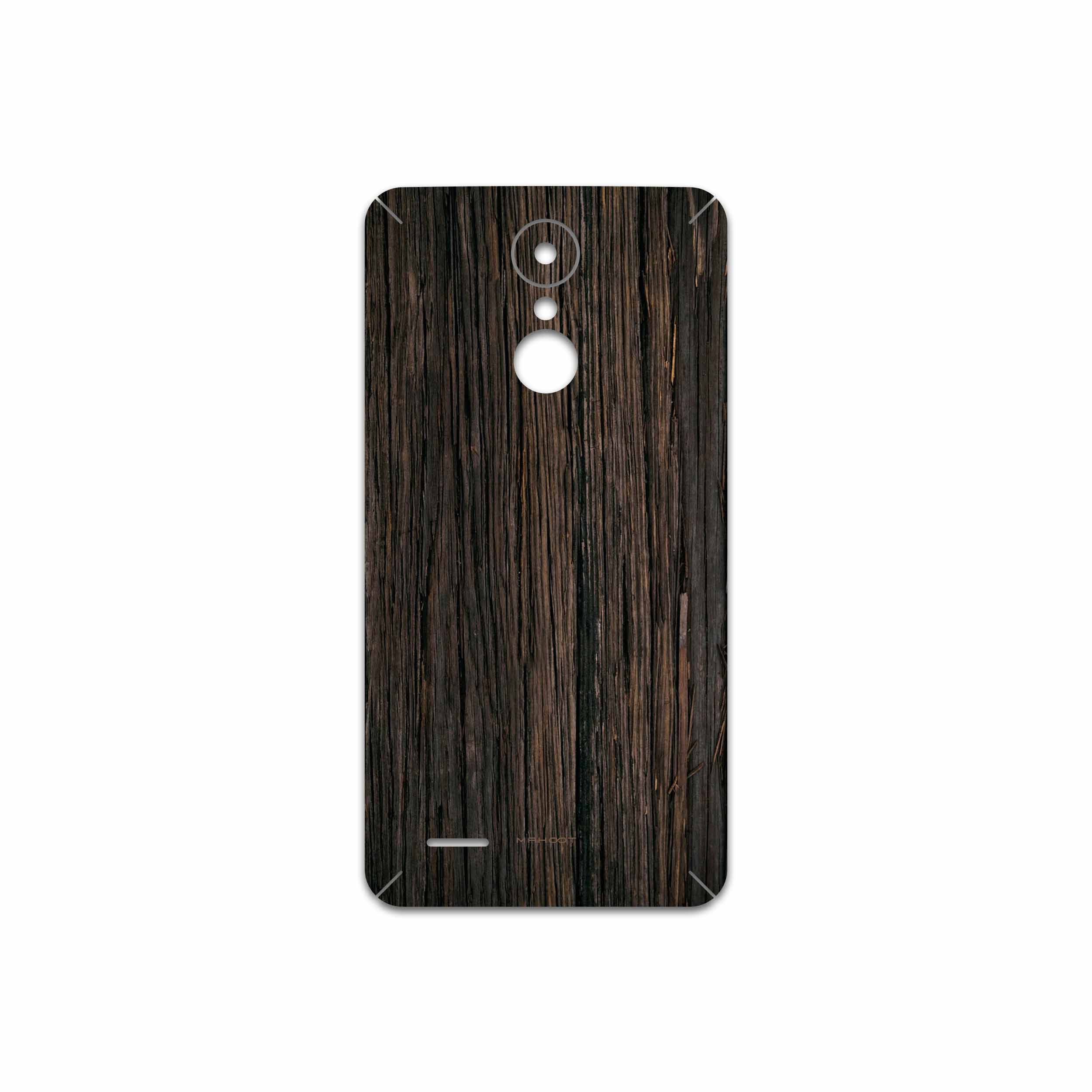 برچسب پوششی ماهوت مدل Burned Wood مناسب برای گوشی موبایل ال جی K8 2017