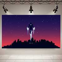 تابلو بوم طرح Iron man کد AR4080